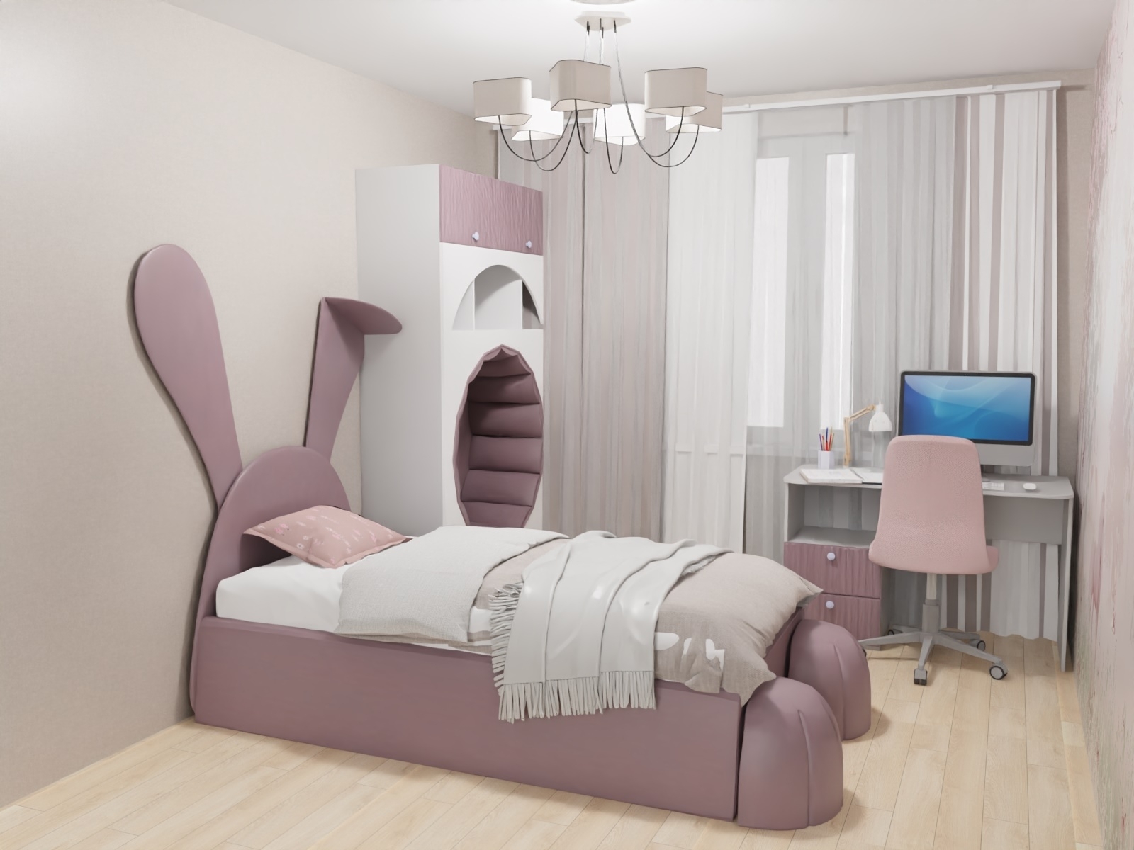 3D-проект для коллекции мебели Алиса