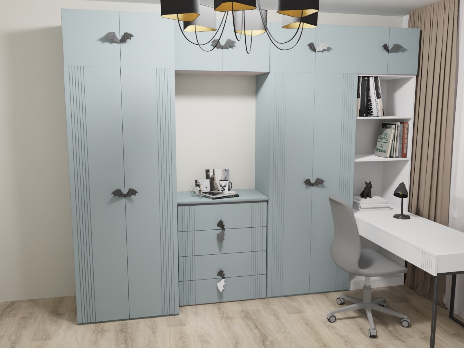 3D-проект для коллекции мебели Мишель Фрост