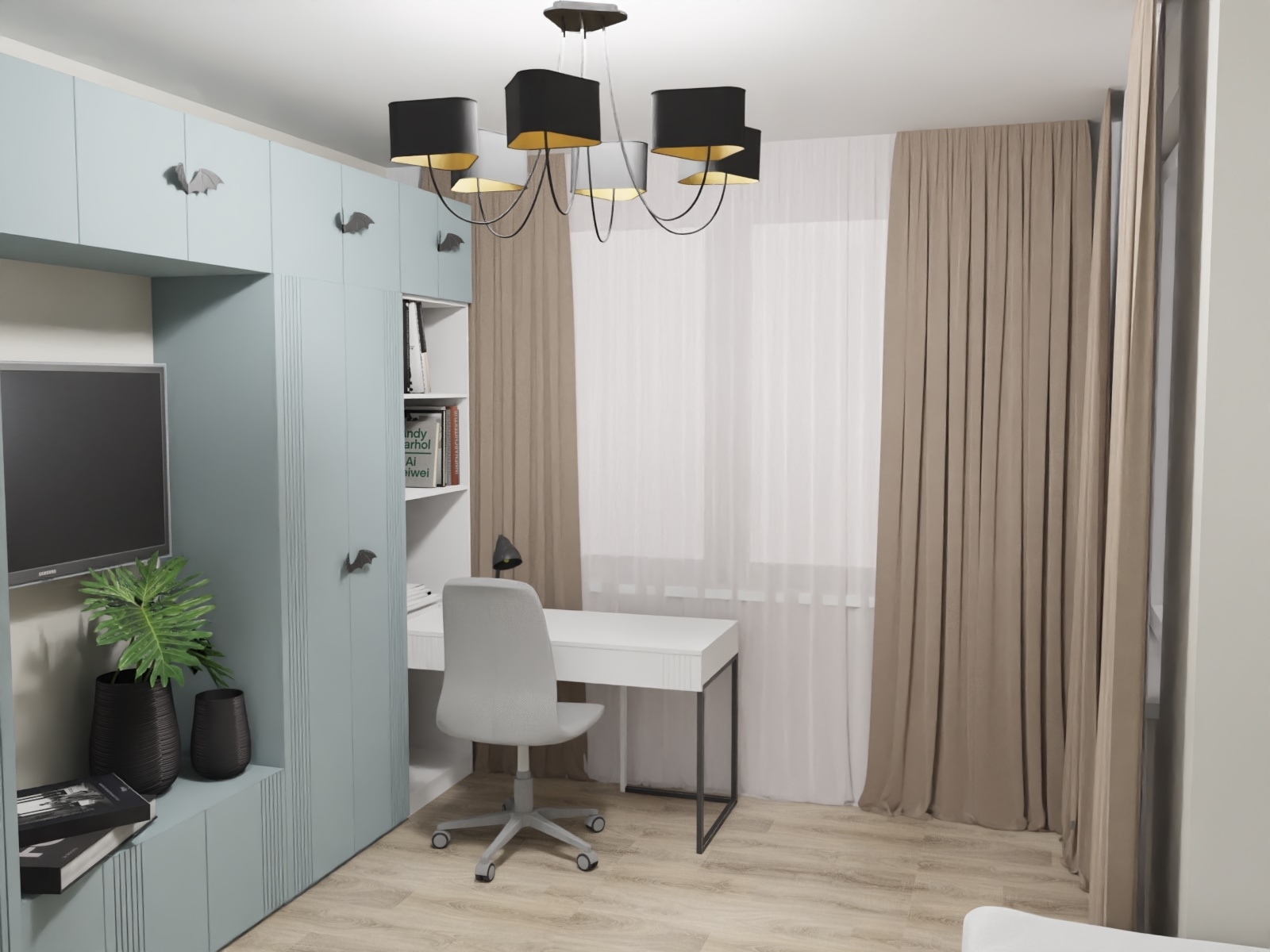 3D-проект для коллекции мебели Мишель Фрост