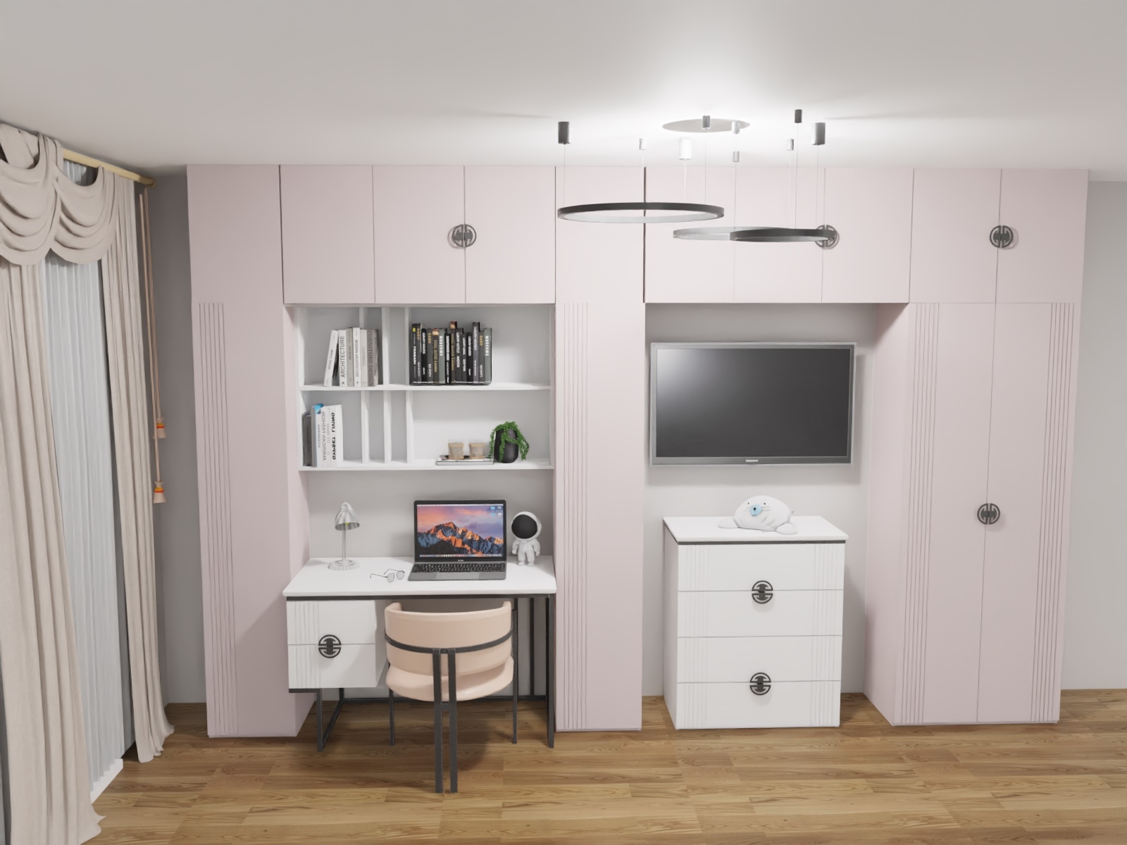 3D-проект для коллекции мебели Мишель Галатея