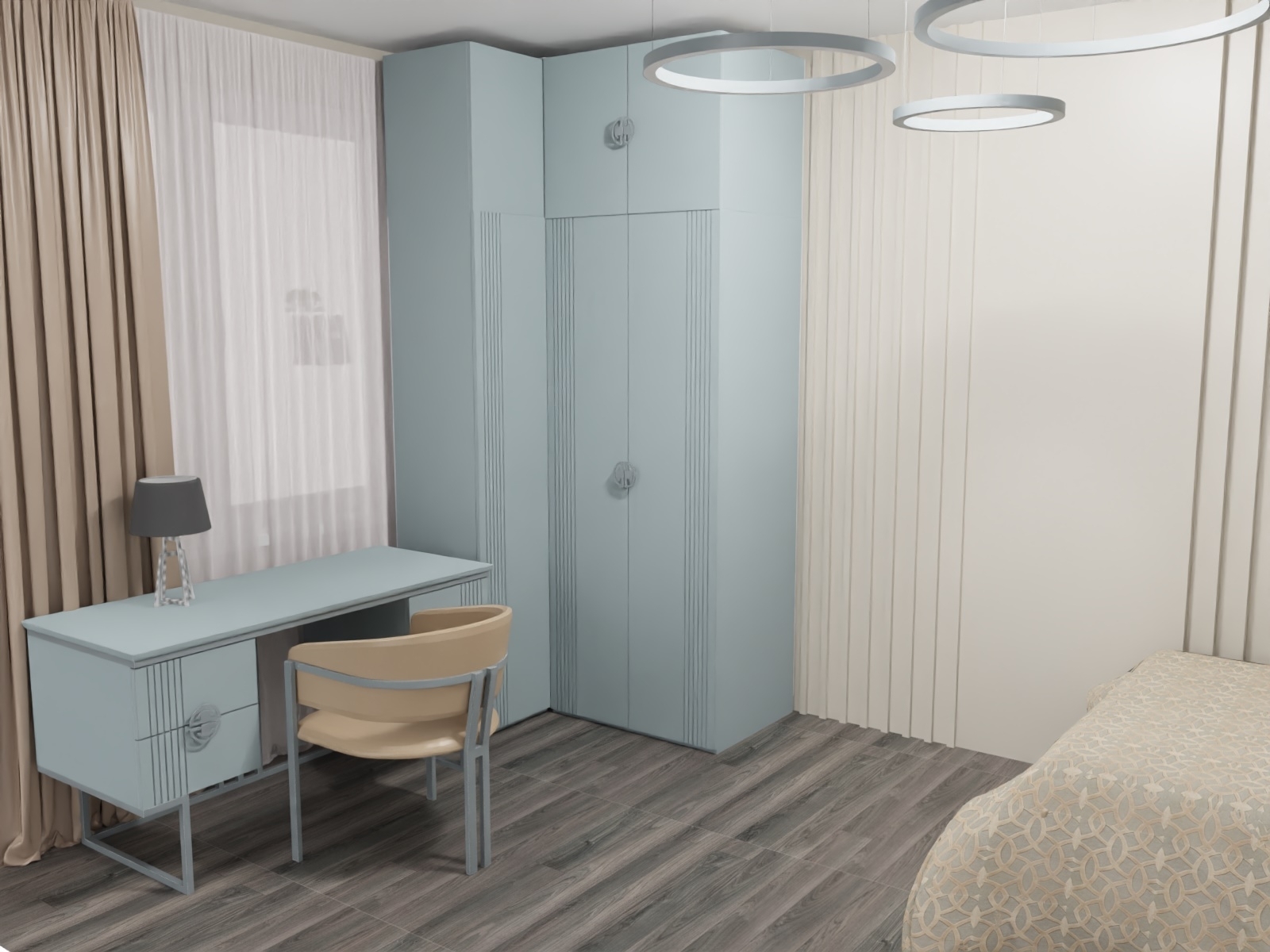 3D-проект для коллекции мебели Мишель Фрост