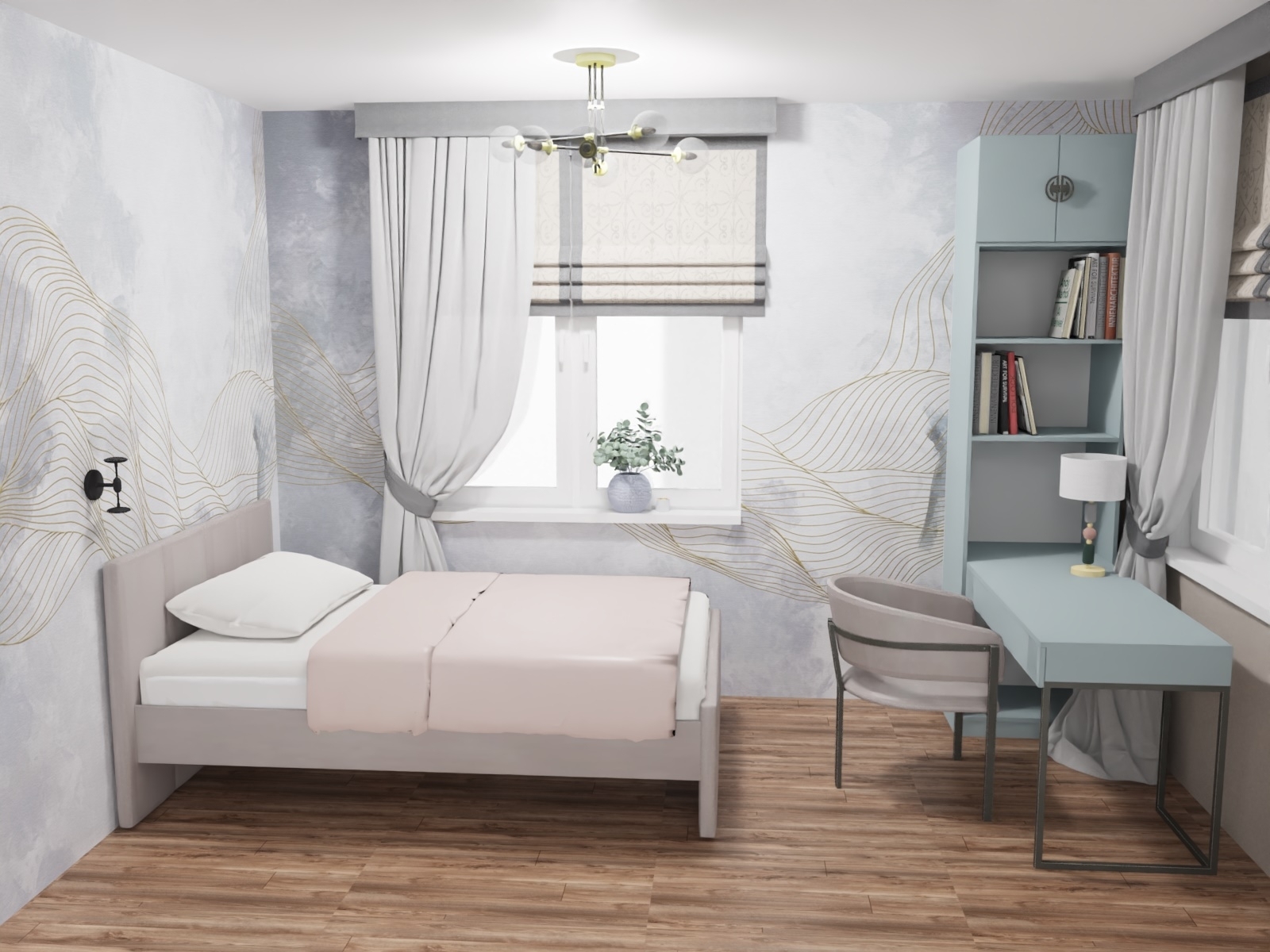 3D-проект для коллекции мебели Мишель Фрост