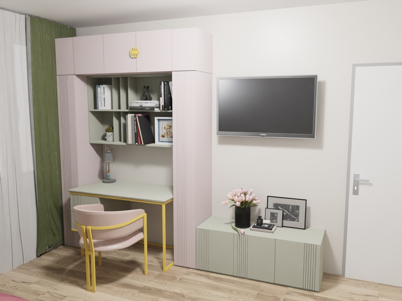 3D-проект для коллекции мебели Мишель