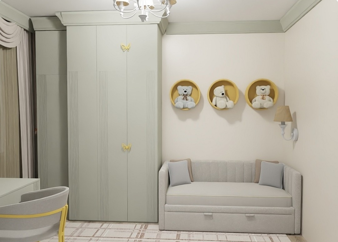 3D-проект для коллекции мебели Мишель Орегано