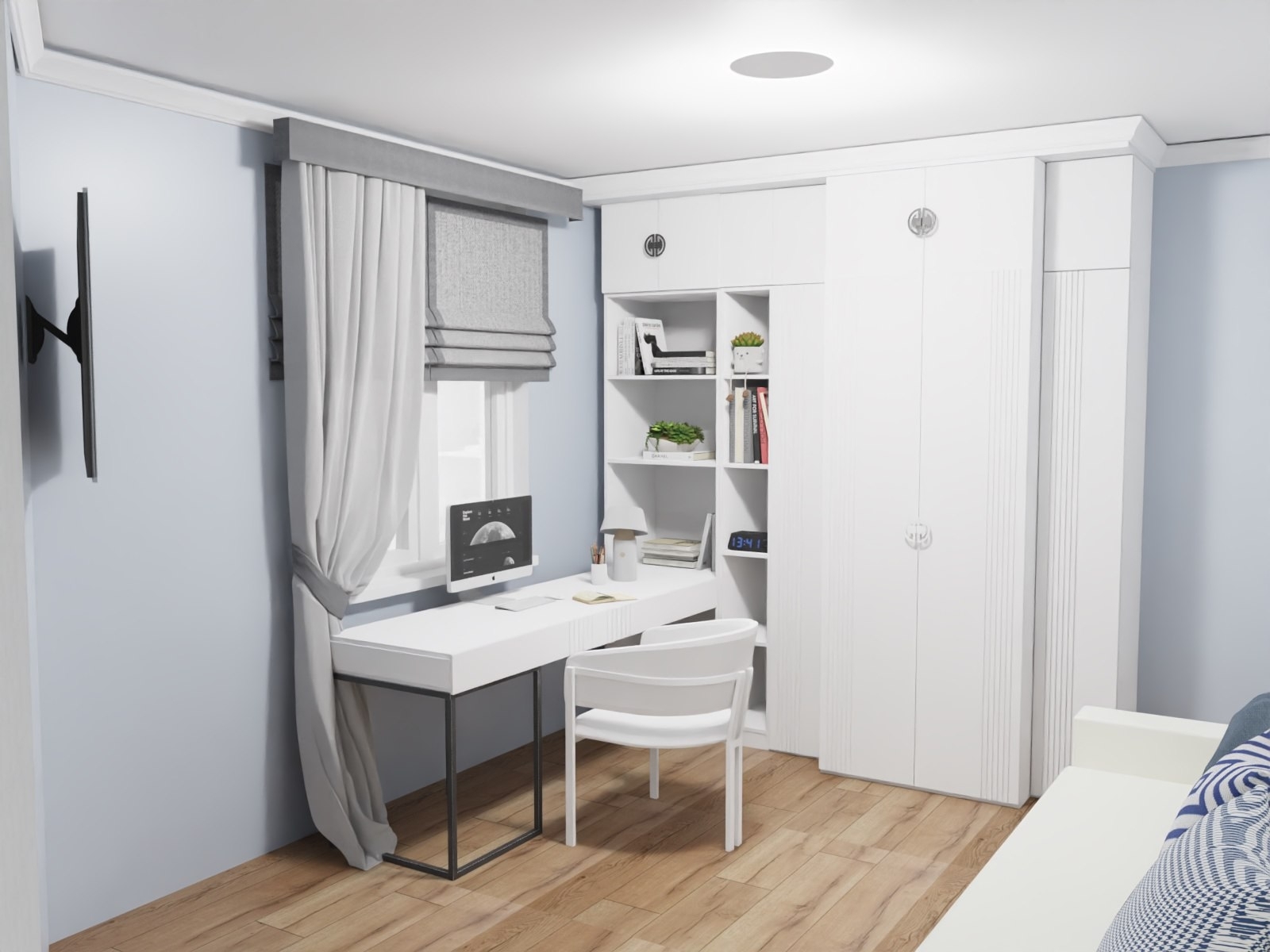 3D-проект для коллекции мебели Мишель Белый