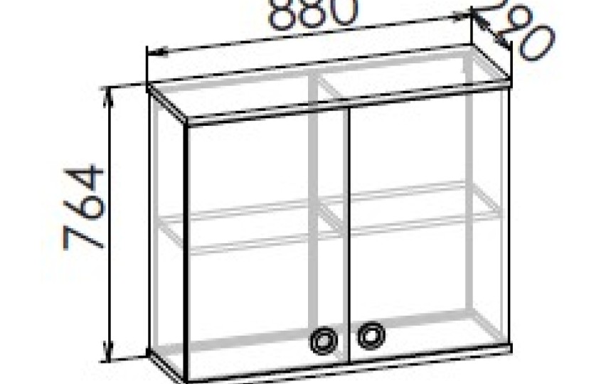 Навесной шкаф "Смарти"