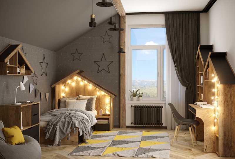 Детская комната Домик 