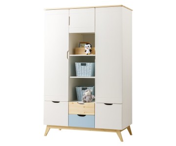 Шкаф трехдверный на ножках Тимберика Кидс N2 Шкаф трехдверный на ножках Тимберика Кидс N2