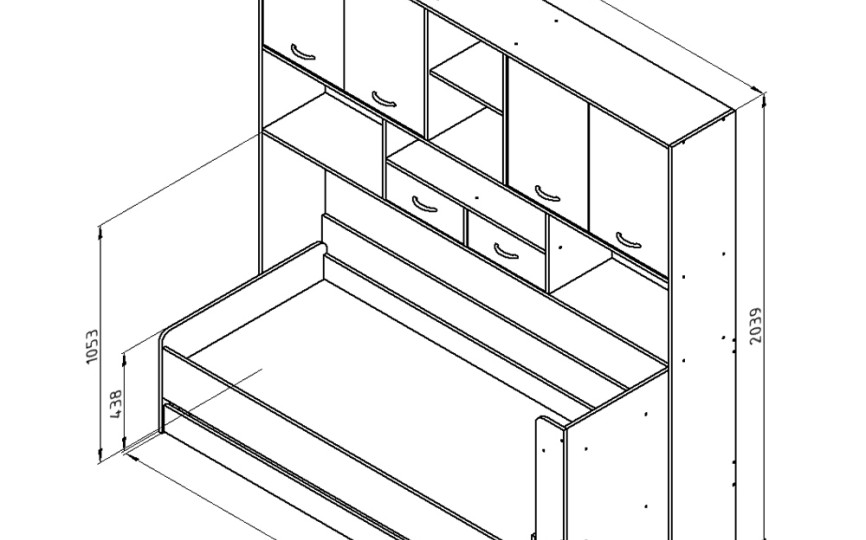 Детская комната "Дельта" комп.5 