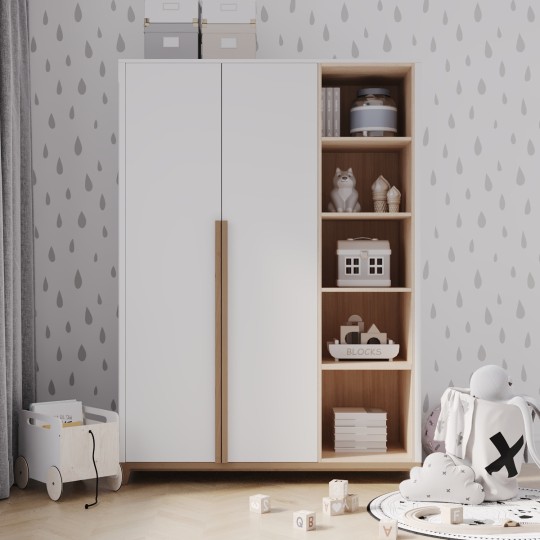 Шкаф 3-х дверный Альпина 11 с отсеком для книг Шкаф 3-х дверный Альпина 11 с отсеком для книг