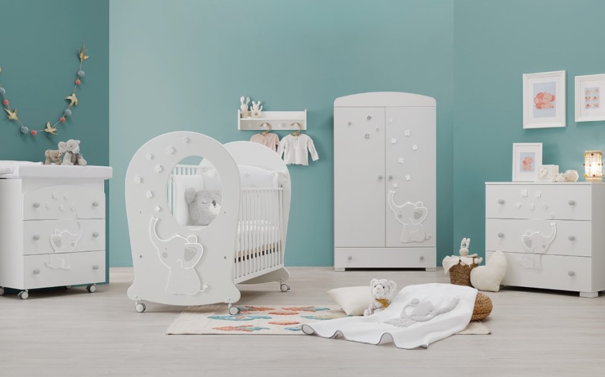 Кроватка Erbesi Elly (Элли) с окном