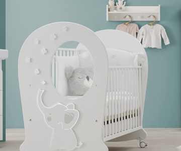 Кроватка Erbesi Elly (Элли) с окном