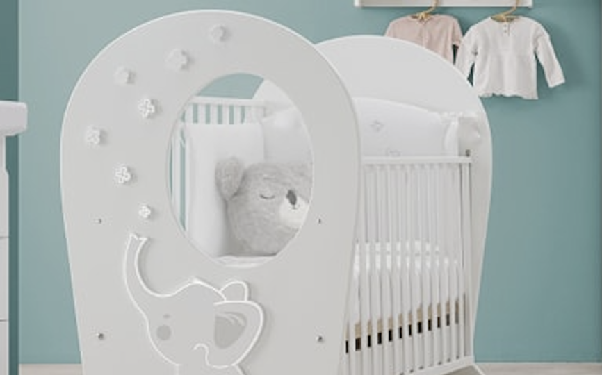 Кроватка Erbesi Elly (Элли) с окном