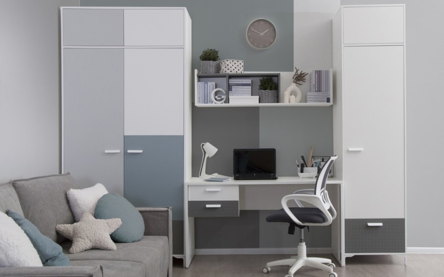 Модуль подвесной с ящиками Либерти вайт ПМ Модуль подвесной с ящиками Либерти вайт ПМ