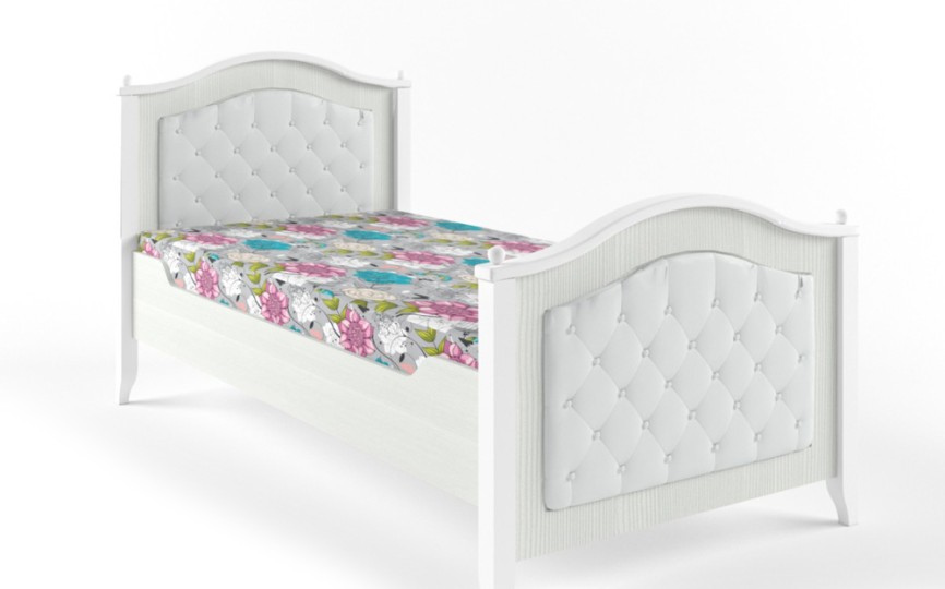 Кровать "Классика" островная с каретной стяжкой (38 Попугаев) 