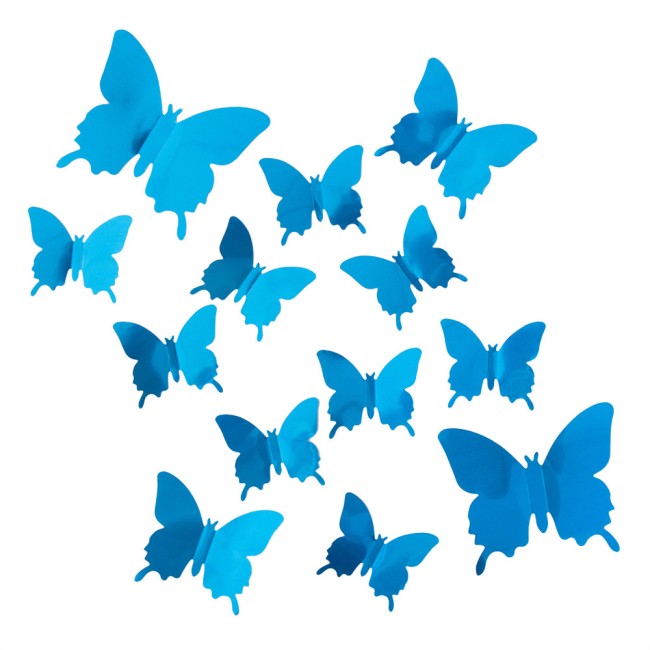 Комплект 3D наклеек Butterflies зеркальные