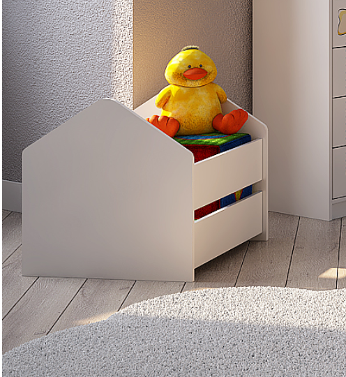 Ящик для игрушек Сказка цветной ДС-4/2