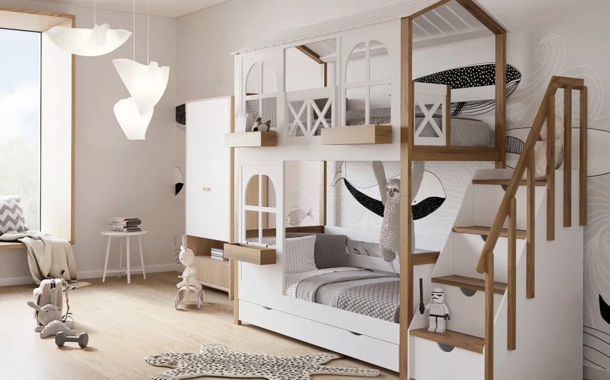 Двухъярусная кровать Хома Prado 3