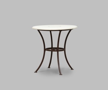 Столик круглый Валенсия 2-42 на кованых опорах