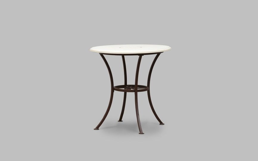 Столик круглый Валенсия 2-42 на кованых опорах