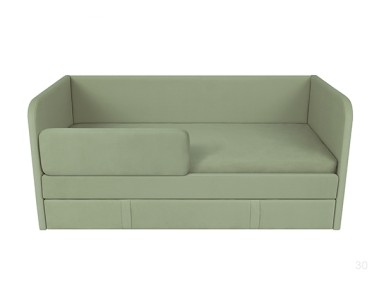 Кровать "Бимбо" 170 ткань Тедди/Вельвет Люкс 