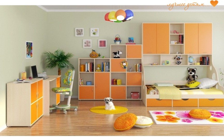 Детская комната "Дельта" комплект 9