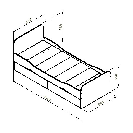 Детская комната "Дельта" комплект 9