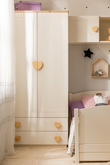 Шкаф двухдверный высокий Тимберика Кидс N3 Шкаф двухдверный высокий Тимберика Кидс N3