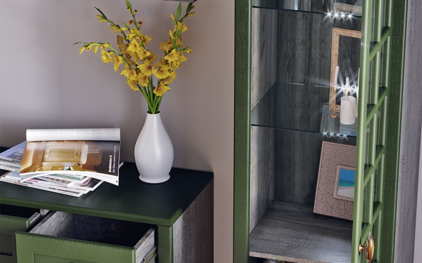 Витрина однодверная Прованс Витрина однодверная Прованс