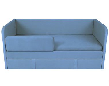 Кровать "Бимбо"180 ткань Тедди/Вельвет Люкс 