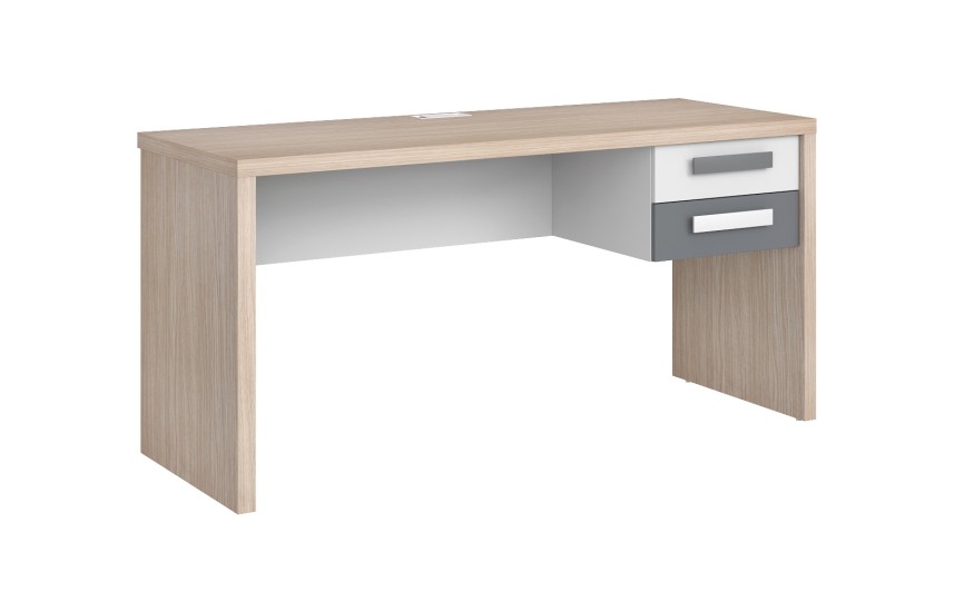 Стол прямой Оксфорд с ящиками