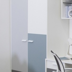 Шкаф 2-х дверный многофункциональный Либерти Уайт Ш2.М Шкаф 2-х дверный многофункциональный Либерти Уайт Ш2.М