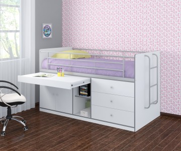 Кровать-чердак Дюймовочка-6