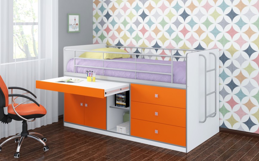 Кровать-чердак Дюймовочка-6 Кровать-чердак Дюймовочка-6