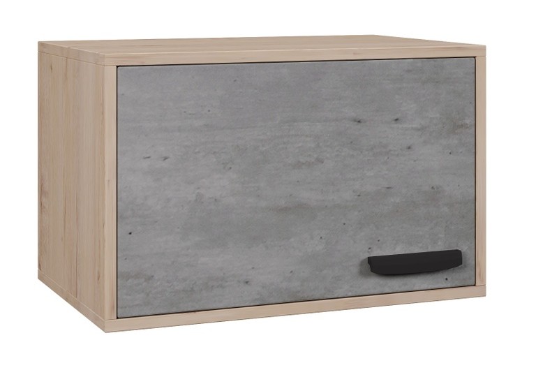 Навесной шкаф "Либерти Блэк" универсальный