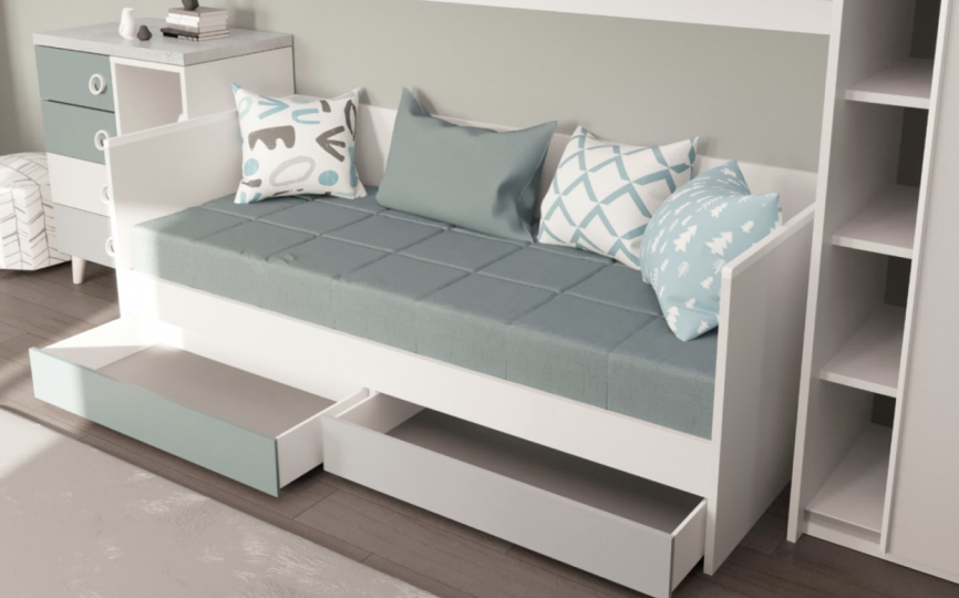 Кровать Смарти Вайт КР1