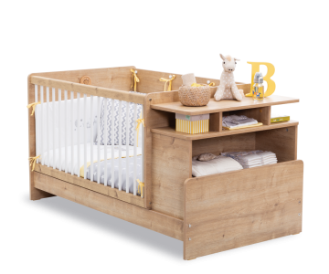 Кровать трансформер Mocha Baby со столиком