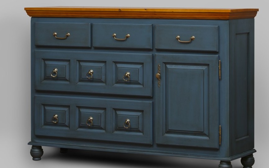 Комод Бьёрт  на круглых ножках 1-11