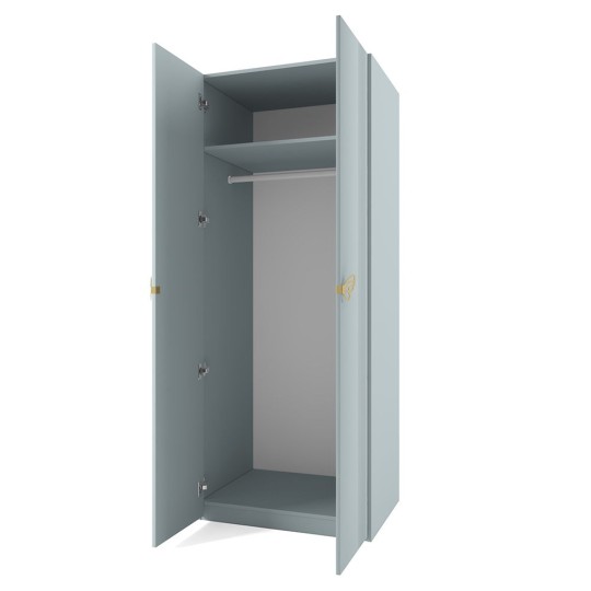 Шкаф платяной 2-х дверный Мишель Фрост Шкаф платяной 2-х дверный Мишель Фрост