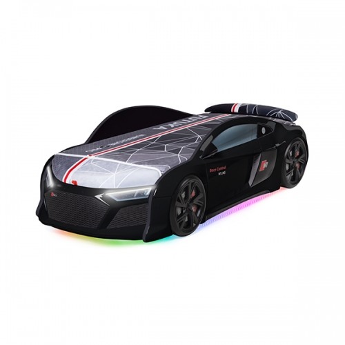 Кровать-машина N1 AUDI без матраса черная Кровать-машина N1 AUDI без матраса черная