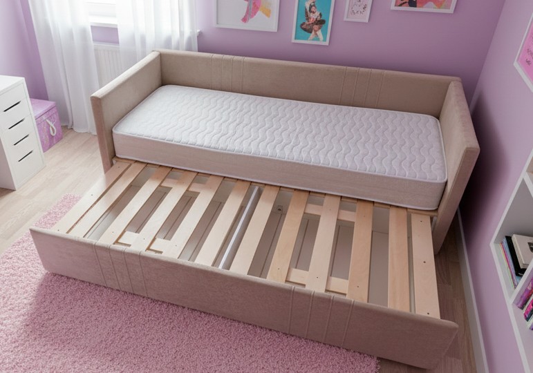 Кровать мягкая раздвижная Барселона