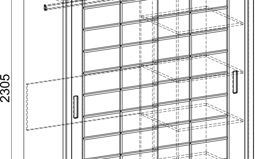 Шкаф-купе Изабель ИЗ-60К Шкаф-купе Изабель ИЗ-60К