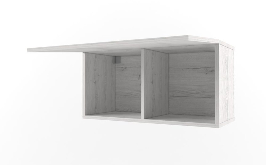 Полка 2 куба с фасадом "Нью Тон Грэй"