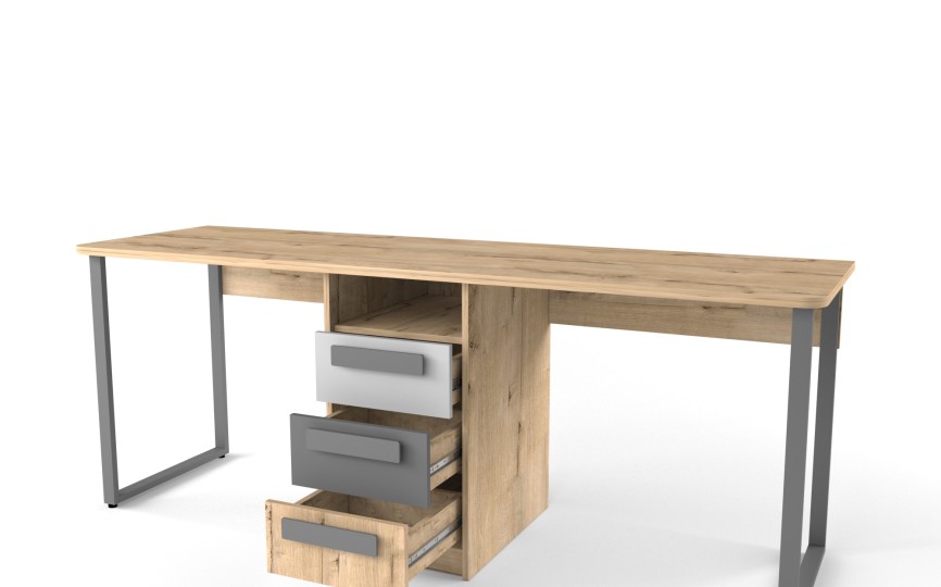 Стол на 2 рабочих места "Твист Лофт" 