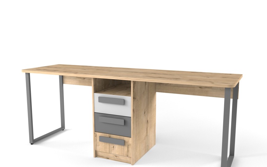 Стол на 2 рабочих места "Твист Лофт" 