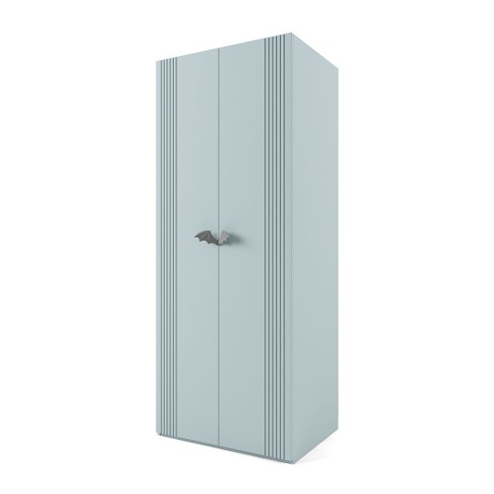 Шкаф с полками и штангой 2-х дверный Мишель Фрост Шкаф с полками и штангой 2-х дверный Мишель Фрост