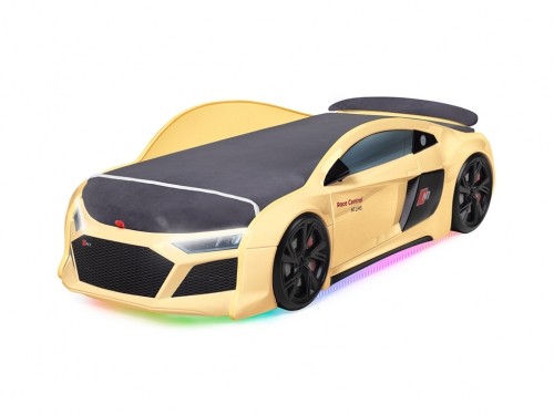 Кровать-машина N1 AUDI без матраса желтая Кровать-машина N1 AUDI без матраса желтая