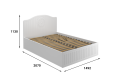 Кровать «Монблан» МБ-605К (2000х1400)
