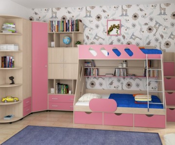 Детская комната "Дельта" комплект 15
