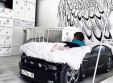 Кровать-машина "Мустанг-Plus", черная
